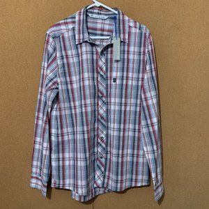 Travis Mathew Men's Casual Shirt Plaid